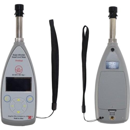 Type 1 Digital sound level meter Environmental Traffic noise AWA 5661-2 Integrating Sound Level Meter with LEQ Lmax