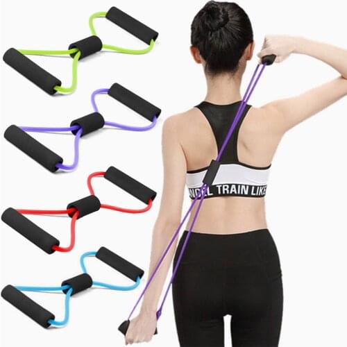 Fitness Equipment Stretch Bands Portable Exercise Home Fitness Rope Stretching Breast Expansion Elastic Bands Yoga Fitness