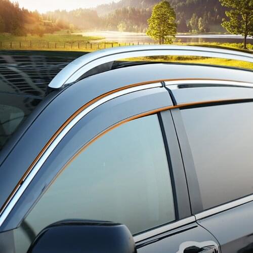 For Honda CR-V CRV 2018 2019 2020 Window Visor Rain Sun Shield Guard Deflector Trim 4pcs Car Styling Accessories