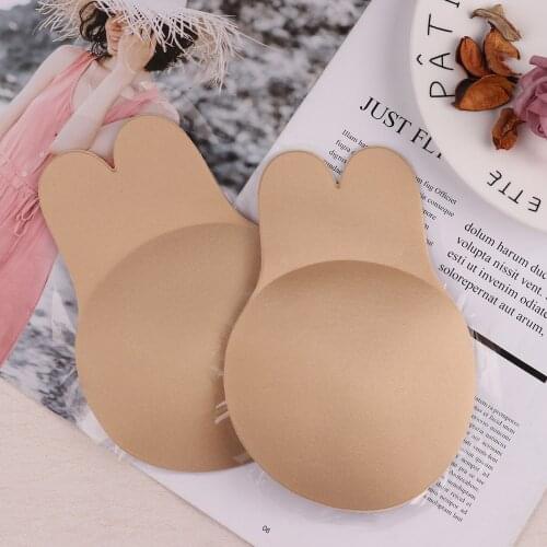 1 Pair Women Strapless Reusable Self-adhesive Invisible Push Up Bra Nipple Covers Breast Lifts Tape Bra Nipplecovers