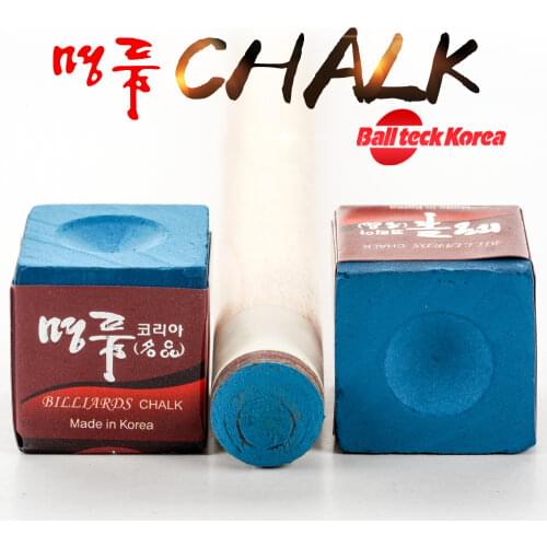 BallTeck Korea Billiard Chalks 3 Pcs/box Pool Chalk Professional Blue Pool/Carom/Snooker Cue Stick Chalks Billiard Accessories