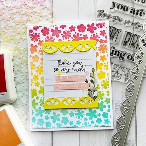 Adorable Borders In Different Shapes Metal Cutting Dies New 2021 Delicate Different Borders Diy Scrapbooking Album Paper Cards