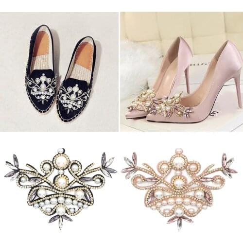 Fashion Shoe Clip DIY Rhinestone Decoration Women High Heels Crystal Rhinestone Shoe Charms Buckle Bridal Detachable