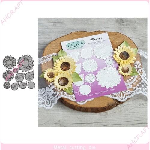 Flowers set Metal Cutting Dies for DIY Scrapbooking Photo Album Decorative Embossing Paper Card Crafts Die 2021