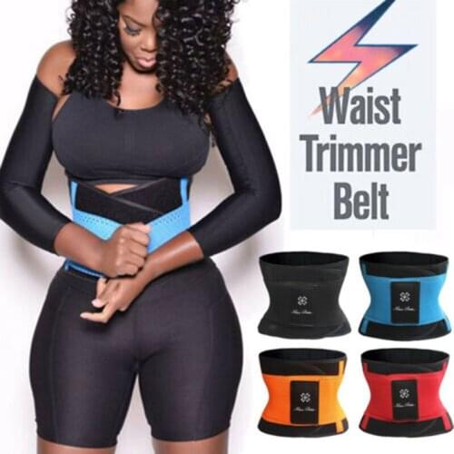 Waist Trimmer Trainer Belt for Women Men Weight Loss Premium Neoprene Sport Sweat Workout Slimming Body Shaper Sauna Exercise