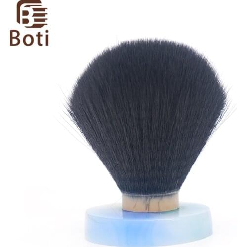 Boti Brush-Black Synthetic Hair Knots Bulb Type Daily Exclusive Beard Care Tool Handmade Beard Shaping Kit