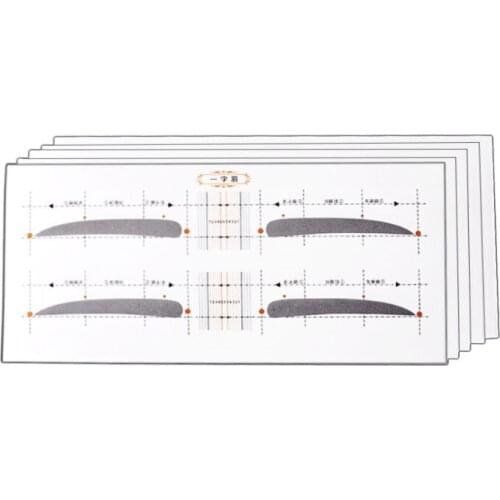 Different Styles Eyebrow Shaping Stencils Eyebrow Grooming Stencil Kit Shaping Reusable Eyebrow Template Stencils
