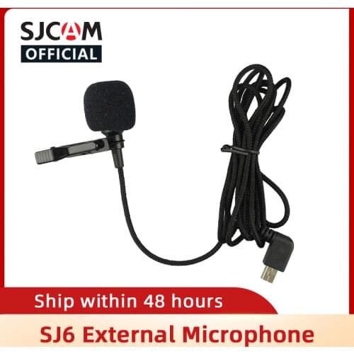 SJCAM External Microphone mic with clip For SJCAM SJ6 LEGEND / SJ7 Star / SJ360 Sports Action Camera Accessories