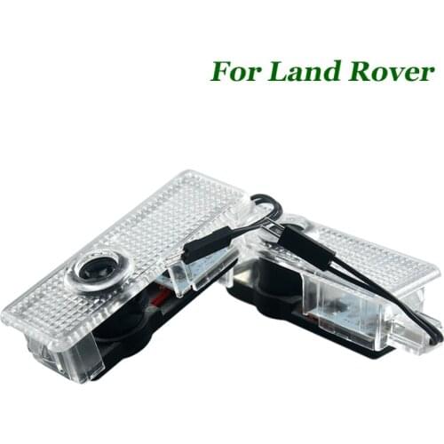 2pc LED Lamp Auto Emblem Car Door Welcome Light For Land Rover Range Rover Discovery 3 4 Freelander 2 Dedicated Auto Accessories