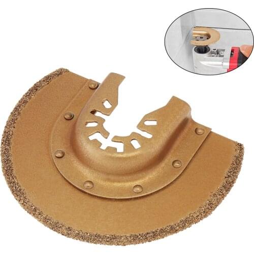 88mm Gold Cemented Carbide Large Semicircular Saw Blade Power Tool Accessories Fit for Wood / Sheet Grinding / PVC / Nail Cutt