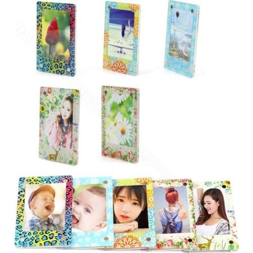 Acrylic Magetic Photo Frames for Photos by Fujifilm Instax Mini 8 8+ 9 70 7s 25 26 90, SP-1 SP2 Printer, Po laroid PIC-300 Z2300