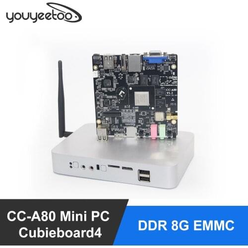 CC-A80 Mini PC Cubieboard4 inside Development Board/Cubieboard A80 Cortex A15x4 up to 2.0GHz, A7x4 /2GB DDR 8G EMMC