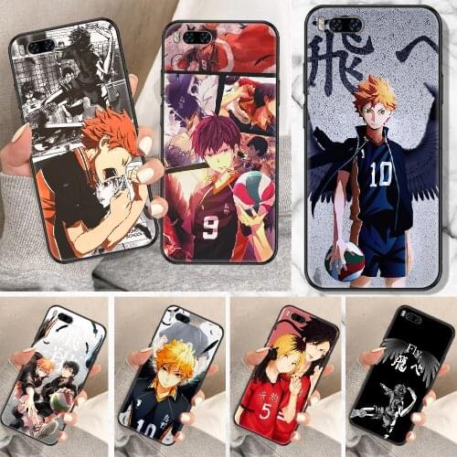 Anime Haikyuu Phone Case For Xiaomi Mi Note 8 9 10 11 9T 10T A3 Lite Pro Ultra black art prime silicone waterproof fashion back