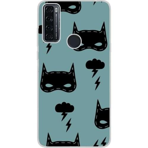 Compatible with TCL-20-SE-4G silicone gel tpu case cover case custom drawing design anti-shock COMICS 009 case