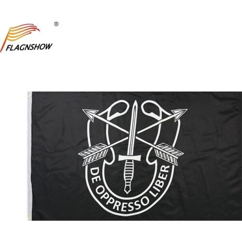 U.S. Army Special Forces Flag Grommets 3x5FT De Oppresso Liber Banner Military