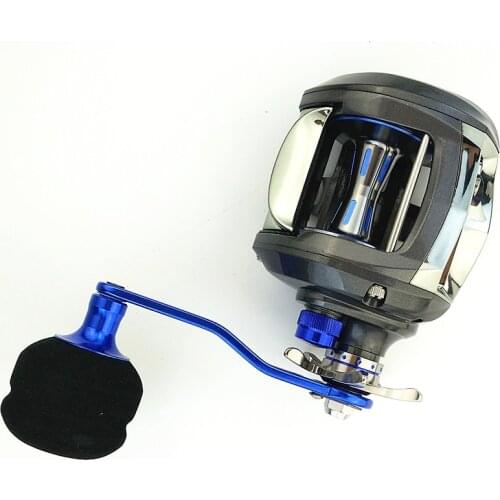 TF500 wide casting reel seawater metal frame fast fishing reel max power 10kg BB 12+1 GR 7:1 long handle right left hand