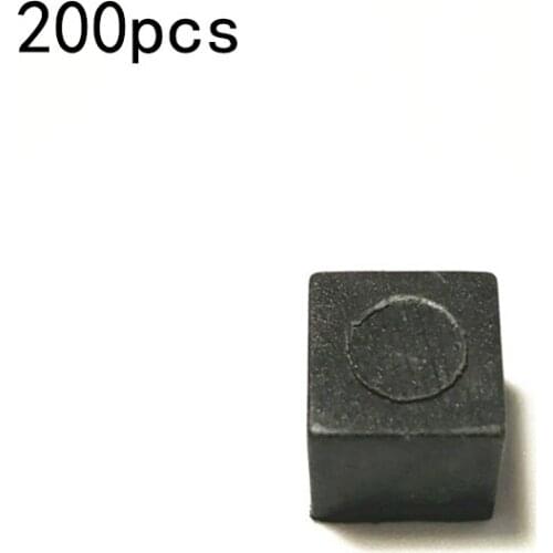 200Pcs 10mm Tile Pad Wall Tile Adhesive Adhesive Pad Small Square Rubber Particles Marble Isolation Auxiliary Plastic Brush Glue