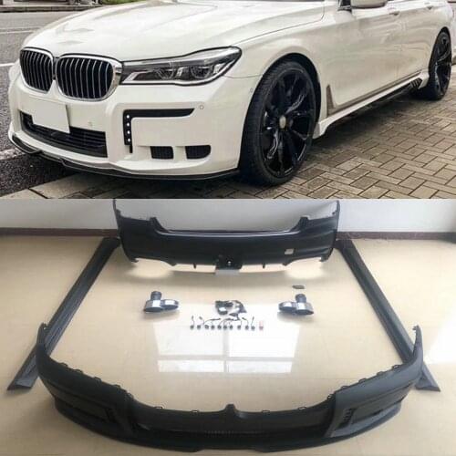 PP WALD bodykit (front bumper +rear bumper + side skirts + exhaust pipes) car body kits for BMW G11 G12 730 740 760 New 7series