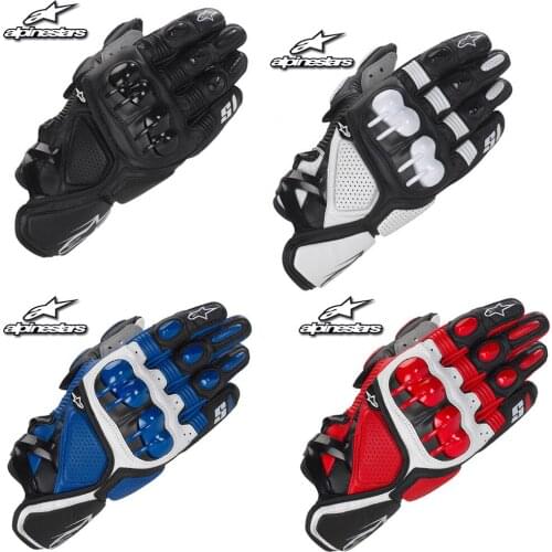 Short Gloves Knight Motorcycle Gloves Leather Hard Case Riding Gloves Drop-Resistant Non-Slip Bicycle cycling Riding Glove