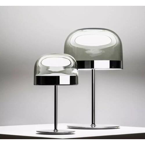 Post-modern Creative Glass Table Lamps For Bedroom Bedside Lamp For Living Room Table Light Led Luxury Hotel Art Decor Desk Lamp