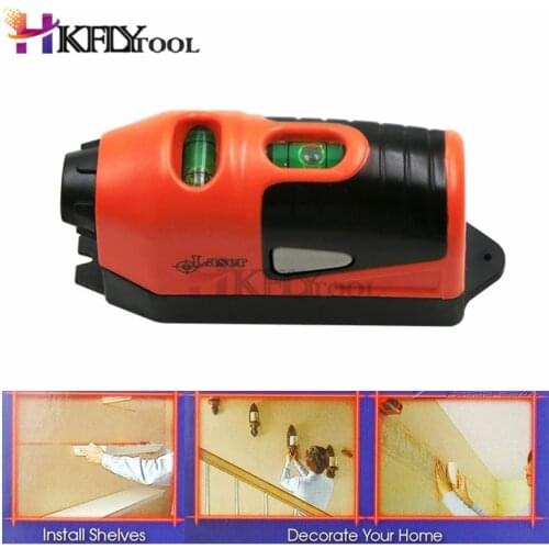 Laser Level Mini Vertical Spirit Level Tool Laser Guided Level Line Measurement Gauge Tool