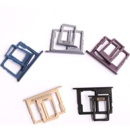 100 set Nano SIM/ Micro SIM Card Tray Holder Micro SD TF Card Slot Holder Adapter for Samsung Galaxy J6 /J600F J600FD J600DS