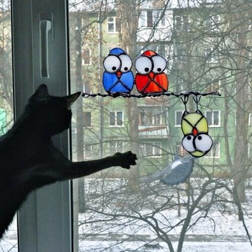 Three Little Birds Cute Wallpapers Cute Cartoon Pattern For Interior Home Decoration Stickers JA55