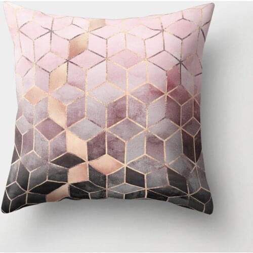 2021 NewNordic Style Geometric Printed Cushion Cover Polyester Throw Pillow Cases for Sofa Car Black Home Decorative Pillowcase