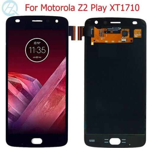 New XT1710 AMOLED LCD For Motorola Z2 Play Display 5.5" Moto Z2 Play XT1710-01/02/07/08/10 LCD Touch Screen Display Assembly