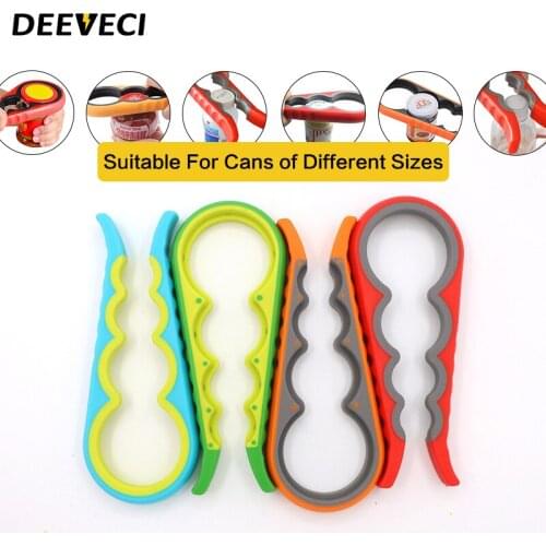 NEW 3.7 Inch Jar Opener Screw Cap Bottle Opener Can Opener Manual Nonslip Twist Cap Bottle Launcher Opener Kitchen Gadget