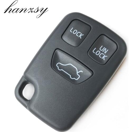3 Button Car Remote Key blank Fob Shell For VOLVO S70 V70 C70 S40 V40 98-05 Replacement Auto Control Key housing Cover Case