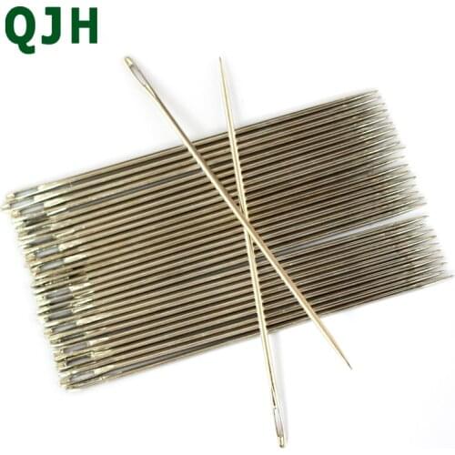 QJH 4 Size 12Pcs Stainless Steel Knitting Needles Sewing Tools Needlework Handmade Sewing Accessories 10cm 12.5cm 15cm 17.5cm