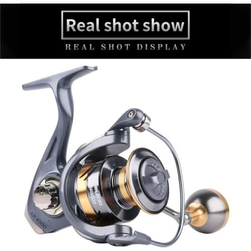 Fishing Reel All Metal Spool Spinning Reel 8KG Max Drag Stainless Steel Handle Line Spool Saltwater Fishing Tackle Tool