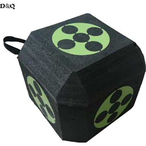 Archery 3D Dice Target 23CM 18 Sides for Bow and Arrow Hunting Shooting Target Training Practice Sport Games with XPE Material