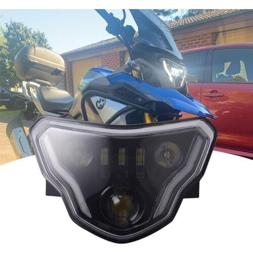 E9-mark LED Headlights For BMW G310GS G310R G 310 GS R 310GS Motorcycles Lights with Complete Devil eyes Assembly Kit