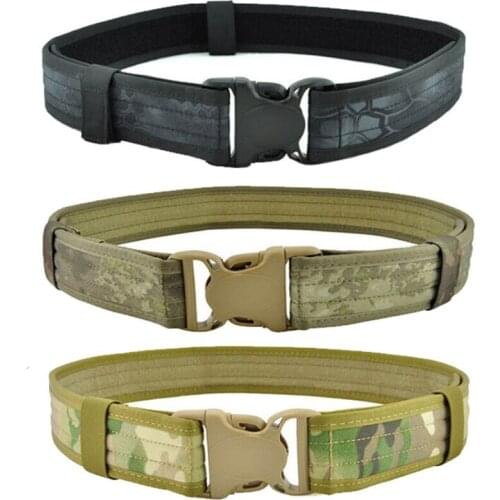 1000D Multifunction Military Tactical Belt Airsoft Paintball Hunting Shooting Carry Waist Belt