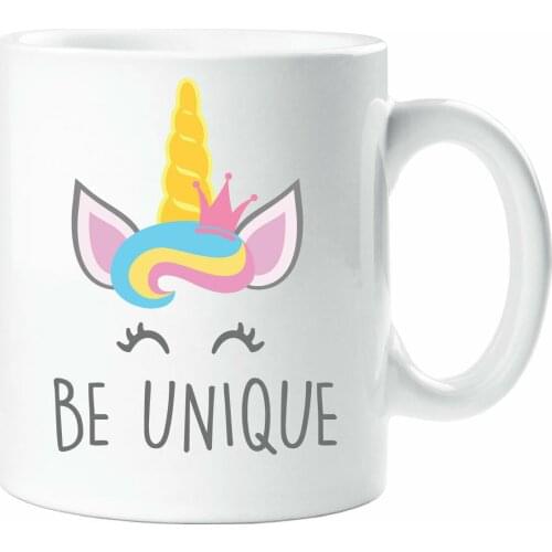 Be Unique Unicorn Mug Girls Best Friend Birthday Christmas Daughter Gift