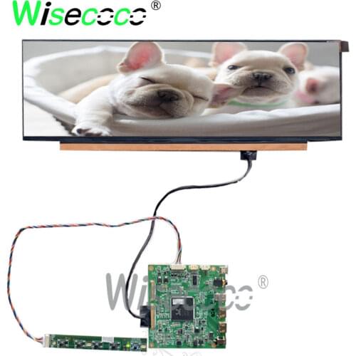 14 Inch 4K 3840X1100 DIY IPS LCD gaming console Panel dengan 60Hz Controller Board