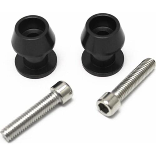 1 Pair 10mm Motorcycle CNC Swingarm Spools Slider For KAWASAKI ER6N Z750 NINJA 250 300