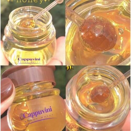 10ML Unisex Honey Lip Oil Moisturizing Nourishing Anti-wrinkle Lip Care Mask Anti-cracking Smooth Lips Sleep Fine Lines Lip Balm