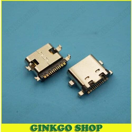 200pcs Type C 90degrees USB 3.1 Socket Female Jack 1.6mm 4Pin USB Jack Connector