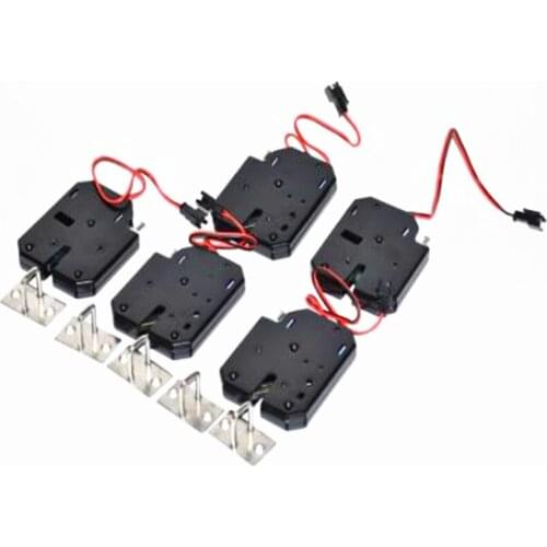 5pcs cupboard Lock Picks latch Electromagnetic Lock for Electronic Locker Smart Cabinet Lock with status detection