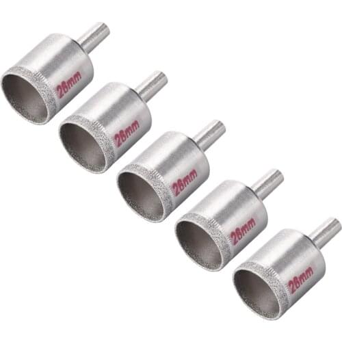 Uxcell 26mm Diamond Drill Bits Hole Saws for Glass Ceramic Porcelain Tiles 5 Pcs