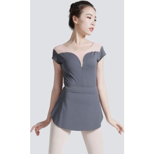 Ballet skirt dance dress ballet dress Women leotard skirt Side split Sexy Practice skirt Ballerina