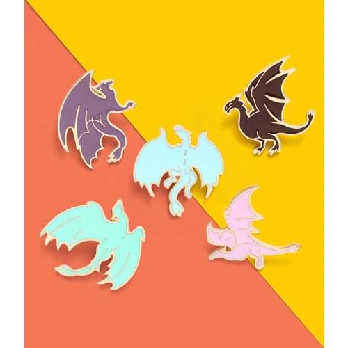 Custom Dinosaurs in ancient times Enamel Pins Brooches Bag Clothes Lapel Pin Beast Badge Wild Animal Jewelry Gifts for explorers