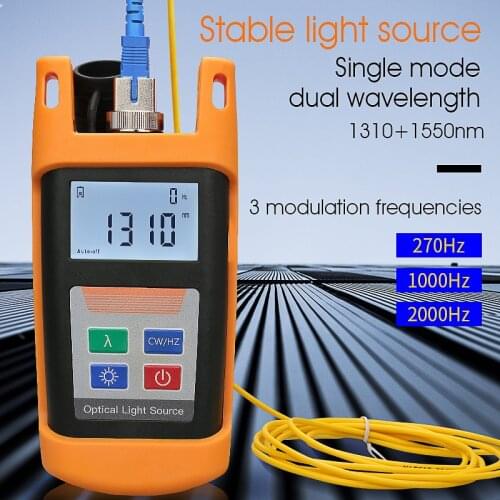 COMPTYCO Optical power meter and Optical Light Source Singlemode 1310/1550nm FTTH Test Tool