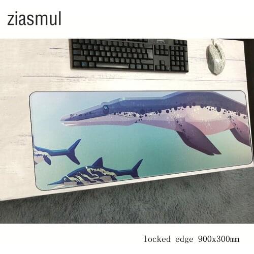 Dinosaur mousepad gamer High quality 900x300x3mm gaming mouse pad big notebook accessories HD print padmouse Professional mat
