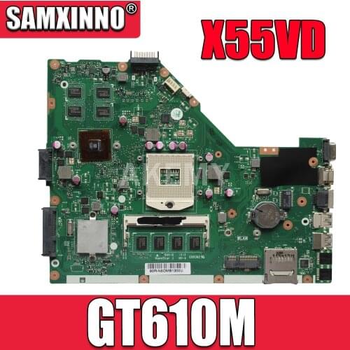 X55VD Laptop motherboard GT610M 4GB RAM REV2.1/2.2 For Asus X55V X55VD Test mainboard X55VD motherboard test 100% ok