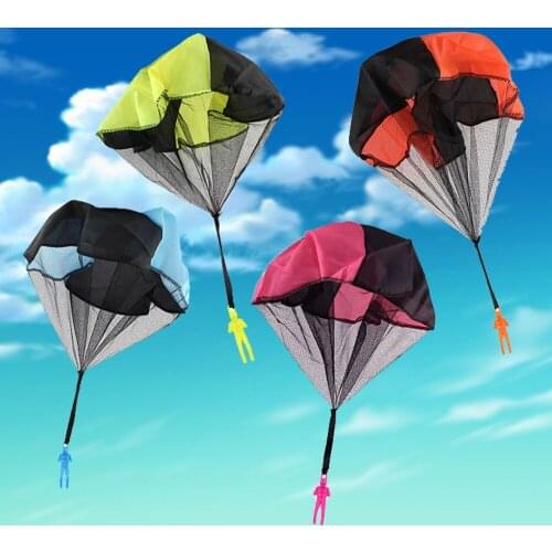 Hand Throwing Mini Play Soldier Parachute Toys For Kids Outdoor Fun Sports Childrens Educational Parachute Game
