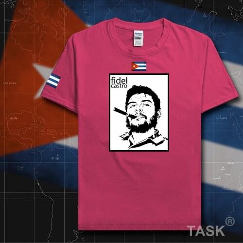 Fidel Castro men t shirt 2018 jerseys memorial Cuba Che guevara tshirt 100% cotton fitness t-shirts clothes casual summer new 07